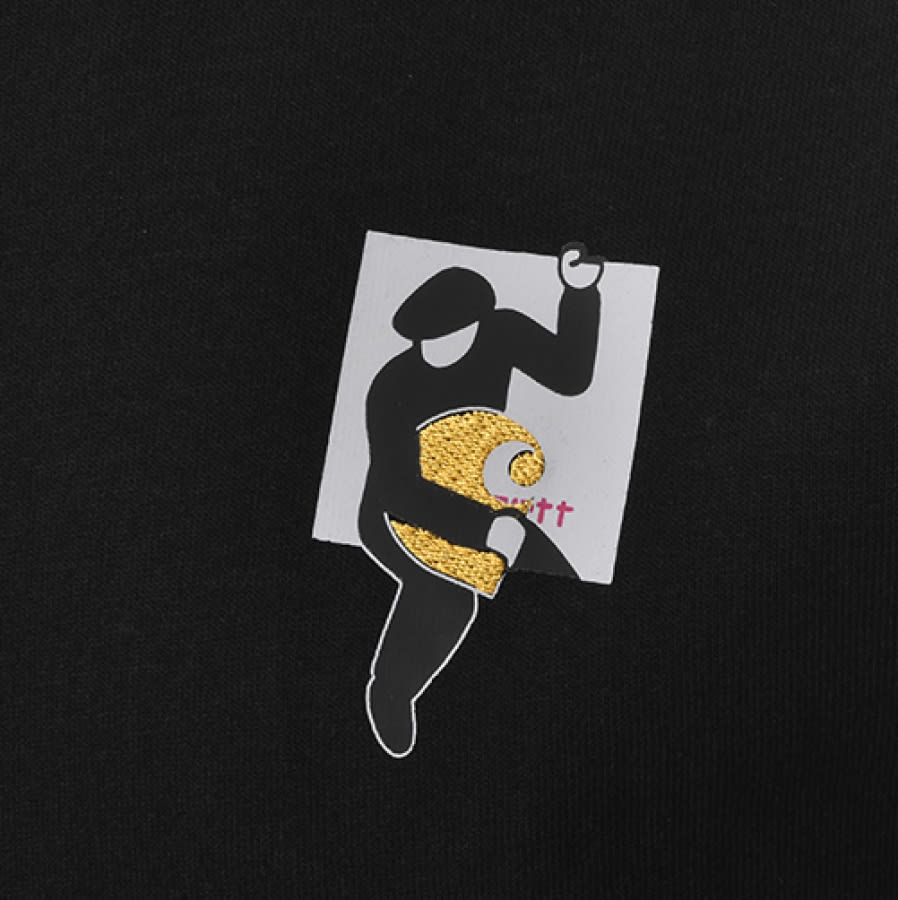 Alternative Image for ProductCarhartt Short Sleeve Teef T Shirt Black3